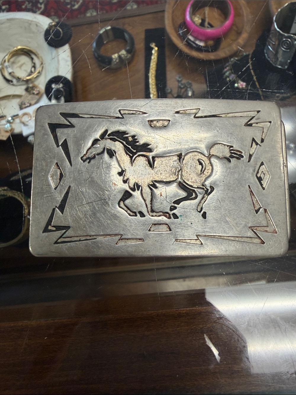 Silver Horse Western Belt Buckle - Men Accessories